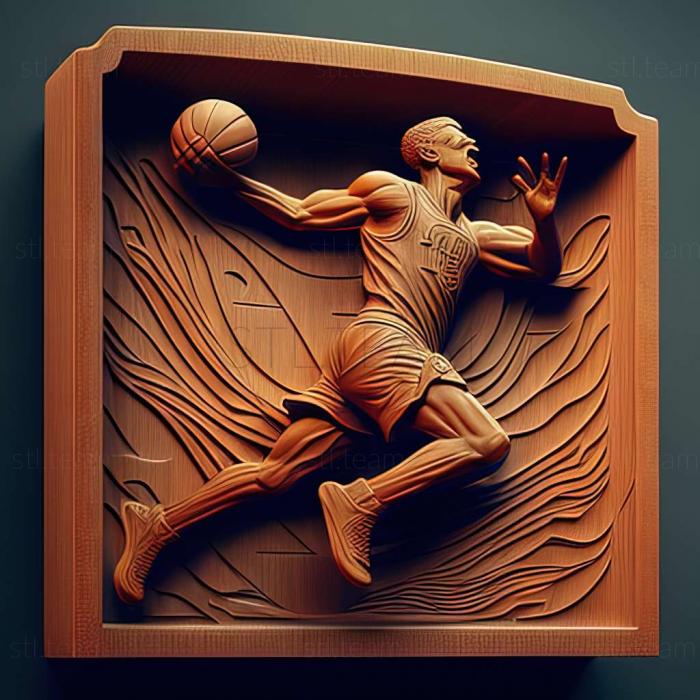 3D model NBA Live 2001 game (STL)